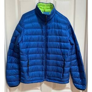 Vintage RLX Ralph Lauren Men’s Down Puffer Jacket Small Blue Green 80% Down Fill